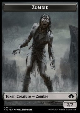 Zombie Token (B 2/2) // Elephant Token (G 3/3) (V.1)