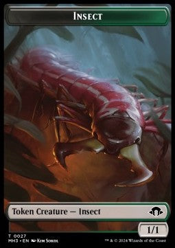 Insect Token (BG 1/1) // Energy Reserve - Modern Horizons 3: Tokens (Token) [TMH3-T 27/36]