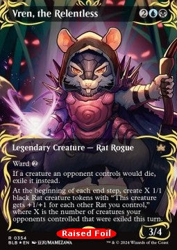 Vren, the Relentless (V.2) - Bloomburrow: Extras (Rare) [XBLB-354]
