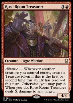 Rose Room Treasurer - Commander: Bloomburrow (Rare) [BLC-201]