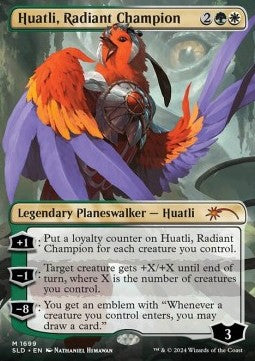 Huatli, Radiant Champion - Secret Lair Drop Series: Inside an Elevator Superdrop (Mythic) [SLDIE-1699]