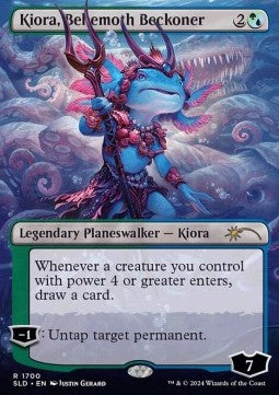 Kiora, Behemoth Beckoner - Secret Lair Drop Series: Inside an Elevator Superdrop (Rare) [SLDIE-1700]