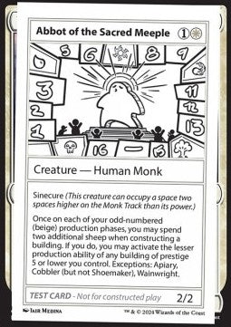 Abbot of the Sacred Meeple