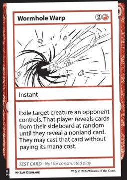 Wormhole Warp