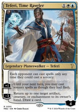 Teferi, Time Raveler - Mystery Booster 2 (Rare) [MB2-91]