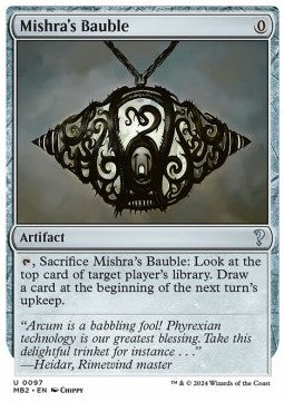 Mishra's Bauble - Mystery Booster 2 (Uncommon) [MB2-97]