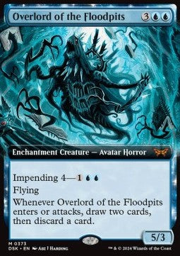 Overlord of the Floodpits (V.1) - Duskmourn: House of Horror: Extras (Mythic) [XDSK-373]