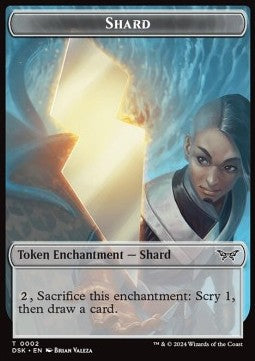 Shard Token - Duskmourn: House of Horror: Tokens (Token) [TDSK-T02]