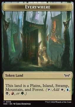 Everywhere Token - Duskmourn: House of Horror: Tokens (Token) [TDSK-T16]
