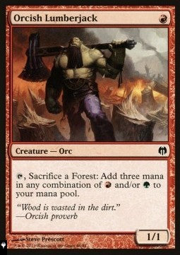 Orcish Lumberjack - Mystery Booster 2: Reprints from Across Magic's History (Common)