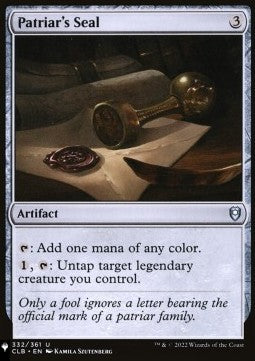 Patriar's Seal - Mystery Booster 2: Reprints from Across Magic's History (Uncommon)