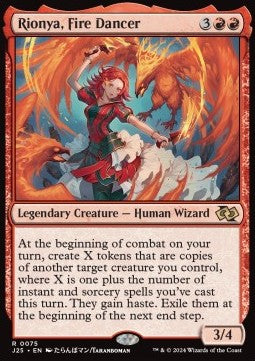 Rionya, Fire Dancer - Foundations Jumpstart (Rare) [J25-75]