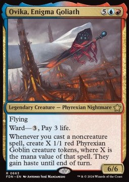 Ovika, Enigma Goliath - Magic: The Gathering Foundations: Starter Collection (Rare) [SFDN-663]