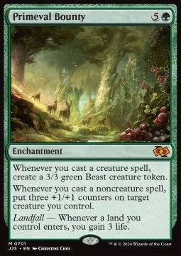 Primeval Bounty - Foundations Jumpstart (Mythic) [J25-701]