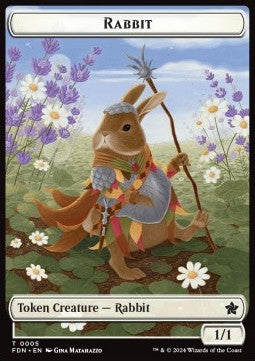 Rabbit Token (W 1/1) // Soldier Token (W 1/1)