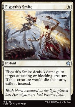 Elspeth's Smite - Magic: The Gathering Foundations: Beginner Box (Uncommon) [BFDN-493]