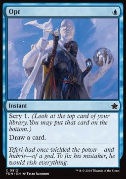 Opt - Magic: The Gathering Foundations: Beginner Box (Common) [BFDN-512]