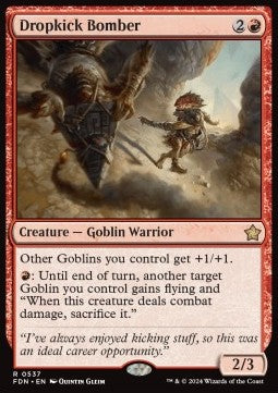 Dropkick Bomber - Magic: The Gathering Foundations: Beginner Box (Rare) [BFDN-537]