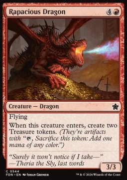 Rapacious Dragon - Magic: The Gathering Foundations: Beginner Box (Common) [BFDN-544]