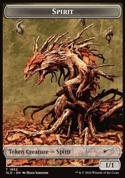 Spirit Token (C 1/1) // Shapeshifter Token (U 2/2)