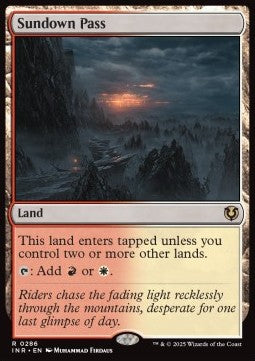 Sundown Pass - Innistrad Remastered (Rare) [INR-286]