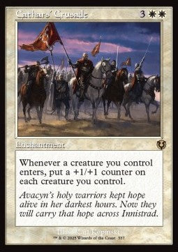 Cathars' Crusade (V.1) - Innistrad Remastered: Extras (Rare) [XINR-337]