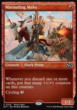 Marauding Mako - Aetherdrift: Promos (Uncommon) [PDFT-419]