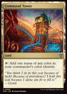 Command Tower - Commander: Aetherdrift (Common) [DRC-60]