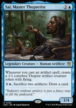 Sai, Master Thopterist - Commander: Aetherdrift (Rare) [DRC-82]