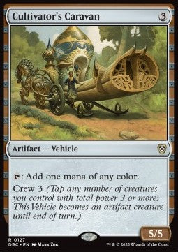 Cultivator's Caravan - Commander: Aetherdrift (Rare) [DRC-127]