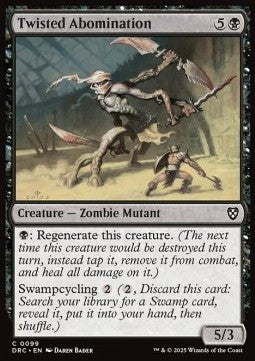 Twisted Abomination - Commander: Aetherdrift (Common) [DRC-99]