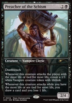 Preacher of the Schism - Store Championship Promos (Rare) [SCH-34]