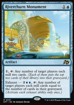Riverchurn Monument (V.2) - Aetherdrift: Promos (Rare) [PDFT-57]