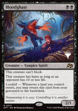Bloodghast (V.2) - Aetherdrift: Promos (Rare) [PDFT-77]