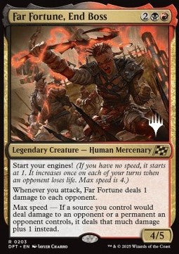 Far Fortune, End Boss (V.2) - Aetherdrift: Promos (Rare) [PDFT-203]