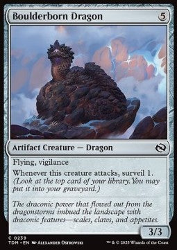 Boulderborn Dragon - Tarkir: Dragonstorm (Common) [TDM-239]