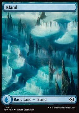 Island (V.1) - Tarkir: Dragonstorm (Land) [TDM-273]