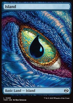 Island - Tarkir: Dragonstorm: Extras (Land) [XTDM-288]