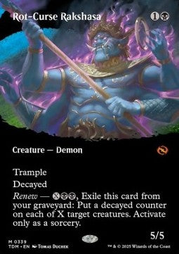 Rot-Curse Rakshasa - Tarkir: Dragonstorm: Extras (Mythic) [XTDM-339]