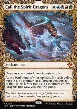 Call the Spirit Dragons - Tarkir: Dragonstorm: Extras (Mythic) [XTDM-309]
