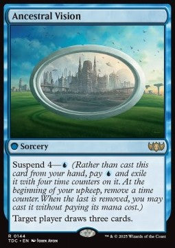 Ancestral Vision - Commander: Tarkir: Dragonstorm (Rare) [TDC-144]