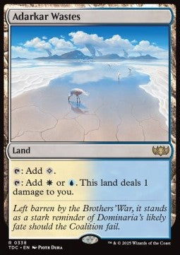 Adarkar Wastes - Commander: Tarkir: Dragonstorm (Rare) [TDC-338]