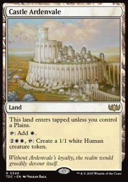 Castle Ardenvale - Commander: Tarkir: Dragonstorm (Rare) [TDC-346]