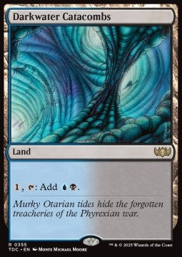 Darkwater Catacombs - Commander: Tarkir: Dragonstorm (Rare) [TDC-355]