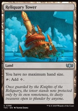 Reliquary Tower - Commander: Tarkir: Dragonstorm (Uncommon) [TDC-386]