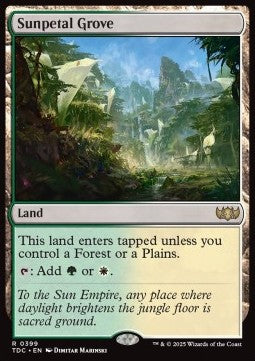 Sunpetal Grove - Commander: Tarkir: Dragonstorm (Rare) [TDC-399]