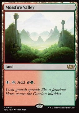Mossfire Valley - Commander: Tarkir: Dragonstorm (Rare) [TDC-378]