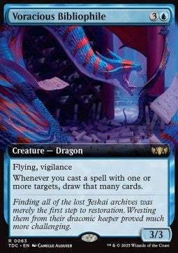 Voracious Bibliophile - Commander: Tarkir: Dragonstorm: Extras (Rare) [XTDC-63]