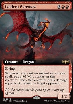 Caldera Pyremaw - Commander: Tarkir: Dragonstorm: Extras (Rare) [XTDC-73]