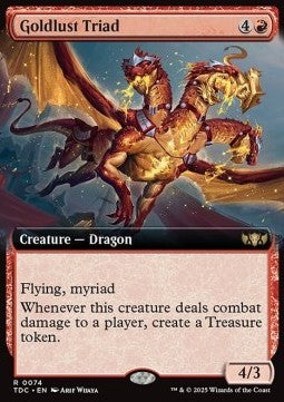 Goldlust Triad - Commander: Tarkir: Dragonstorm: Extras (Rare) [XTDC-74]